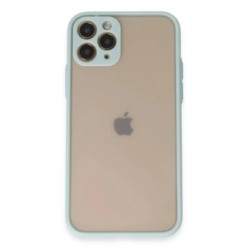 Durukar®  iPhone 11 Pro Kılıf Montreal Silikon Kapak - Turkuaz