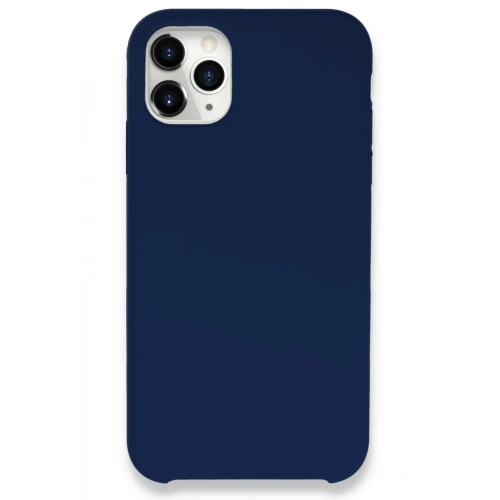 Durukar®  iPhone 11 Pro Max Kılıf Lansman Legant Silikon - Lacivert