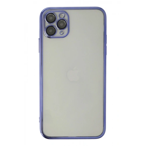 Durukar®  iPhone 11 Pro Max Kılıf  Lensli Silikon - Mor
