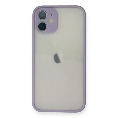Durukar®  iPhone 11 Pro Max Kılıf Montreal Silikon Kapak - Mor