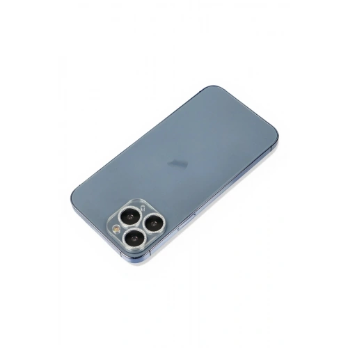 Durukar®  iPhone 11 Pro Max Shine Kamera Lens Koruma Cam - Gümüş