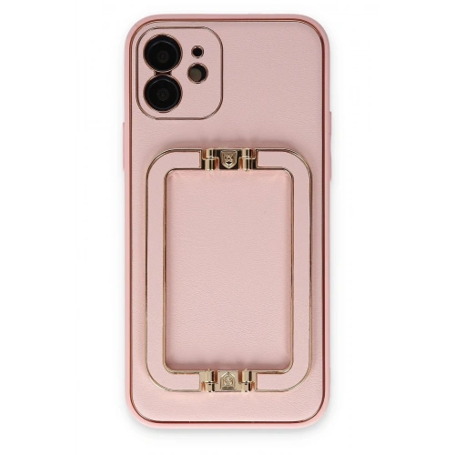 Durukar®  iPhone 12 Kılıf Coco Elit Kapak - Pembe