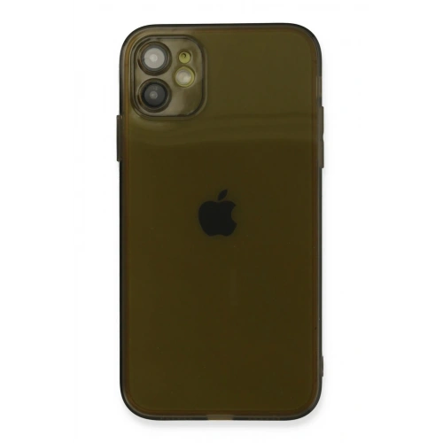 Durukar®  iPhone 12 Kılıf Fly Lens Silikon - Siyah
