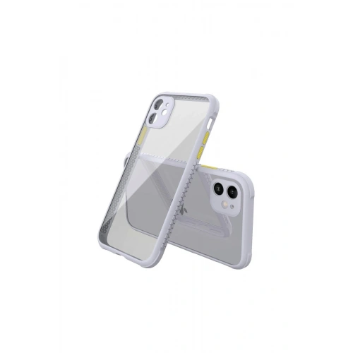 Durukar®  iPhone 12 Mini Kılıf Miami Şeffaf Silikon - Lila