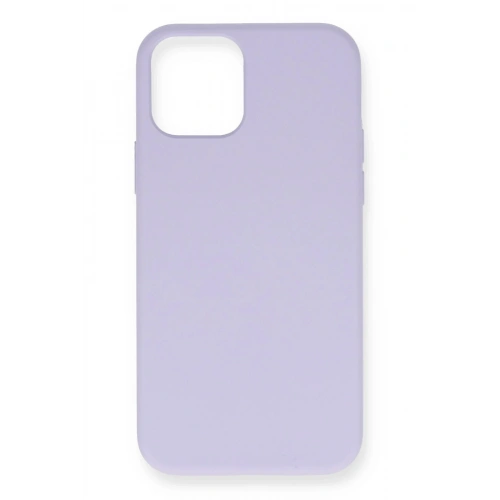 Durukar®  iPhone 12 Mini Kılıf Nano içi Kadife Silikon - Lila