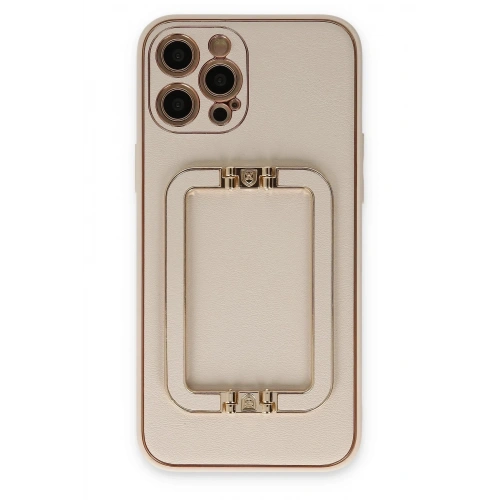 Durukar®  iPhone 12 Pro Kılıf Coco Elit Kapak - Gold