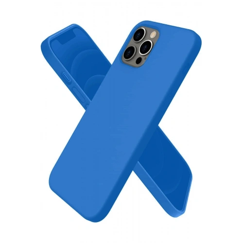 Durukar®  iPhone 12 Pro Kılıf First Silikon - Mavi