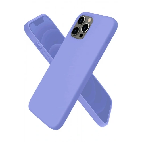 Durukar®  iPhone 12 Pro Kılıf First Silikon - Mor