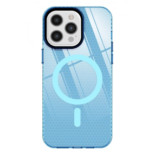 Durukar®  iPhone 12 Pro Max Kılıf Beta Magneticsafe Silikon - Mavi