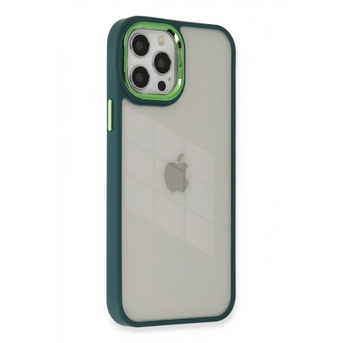 Durukar®  iPhone 12 Pro Max Kılıf Dora Kapak - Haki Yeşil