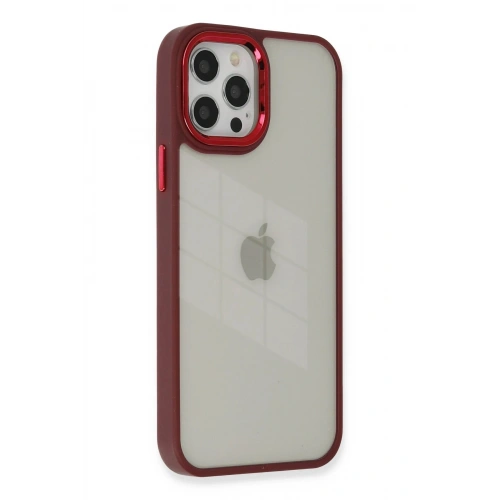 Durukar®  iPhone 12 Pro Max Kılıf Dora Kapak - Kırmızı