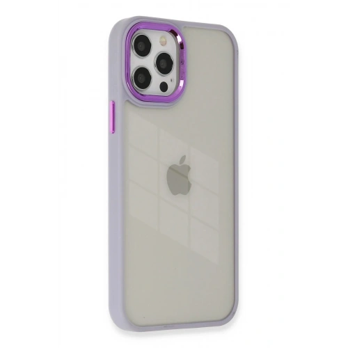 Durukar®  iPhone 12 Pro Max Kılıf Dora Kapak - Lila