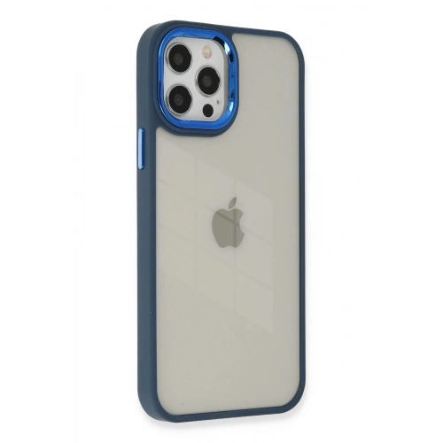Durukar®  iPhone 12 Pro Max Kılıf Dora Kapak - Mavi