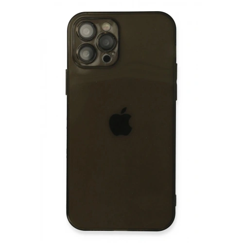 Durukar®  iPhone 12 Pro Max Kılıf Fly Lens Silikon - Siyah