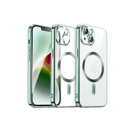 Durukar®  iPhone 13 Kılıf Kross Magneticsafe Kapak - Koyu Yeşil