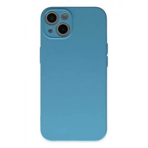 Durukar®  iPhone 13 Mini Kılıf Nano içi Kadife Silikon - Mavi