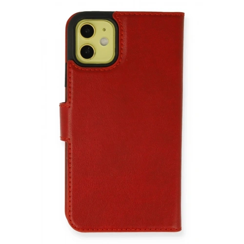 Durukar®  iPhone 13 Mini Kılıf Trend S Plus Kapaklı Kılıf - Kırmızı
