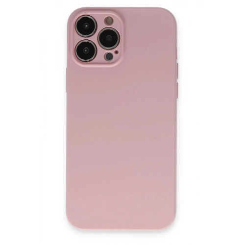 Durukar®  iPhone 13 Pro Kılıf Nano içi Kadife Silikon - Pembe