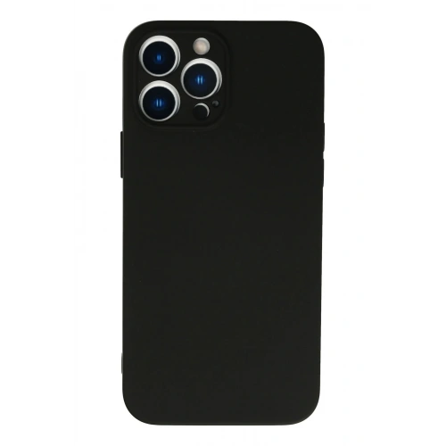 Durukar®  iPhone 13 Pro Kılıf Nano içi Kadife Silikon - Siyah