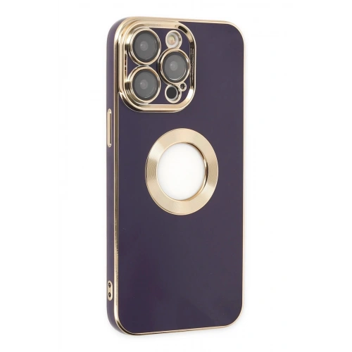 Durukar®  iPhone 13 Pro Kılıf Store Silikon - Derin Mor