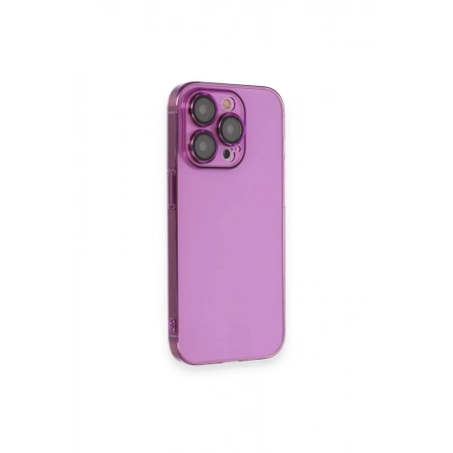 Durukar®  iPhone 13 Pro Max Kılıf Armada Lensli Kapak - Mor