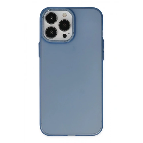 Durukar®  iPhone 13 Pro Max Kılıf Modos Metal Kapak - Lacivert