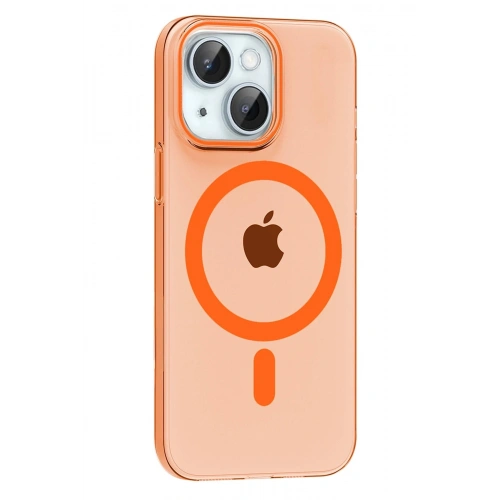 Durukar®   iPhone 14 PC Blank Magsafe Kapak - Turuncu