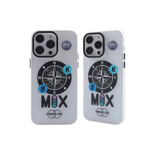 Mey İthalat®  iPhone 14 Pro Kılıf Apollo Magneticsafe Desenli Kapak - Apollo Şeffaf - 3