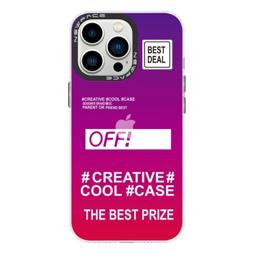 Mey İthalat®  iPhone 14 Pro Kılıf Estoril Desenli Kapak - Estoril - 9