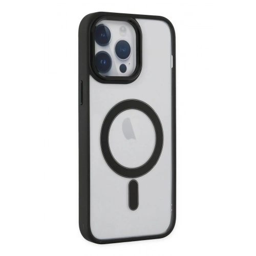 Durukar®  iPhone 14 Pro Kılıf Room Magneticsafe Silikon - Siyah