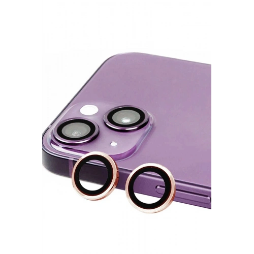 Mey İthalat®  iPhone 15 Raze Metal Kamera Lens - Pembe