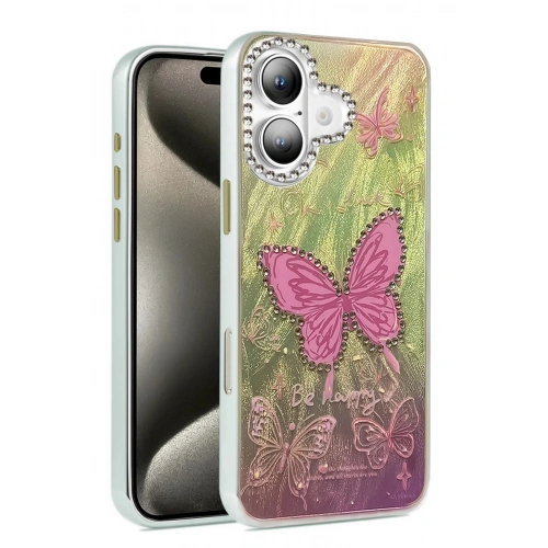 Durukar®  iPhone 16 Kılıf Blade Aynalı Desenli Kapak - Desen 5