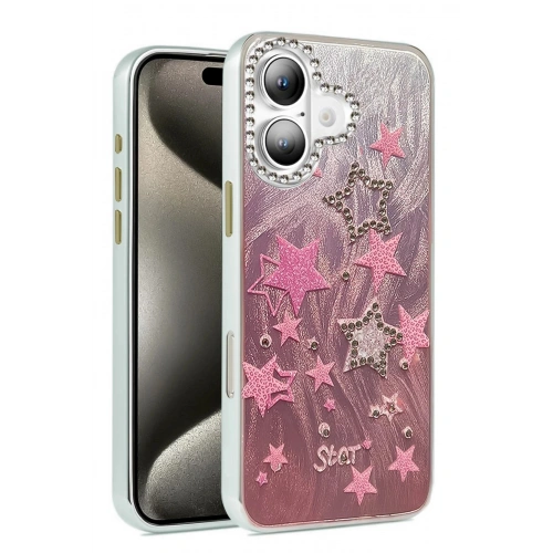 Durukar®  iPhone 16 Kılıf Blade Aynalı Desenli Kapak - Desen 7