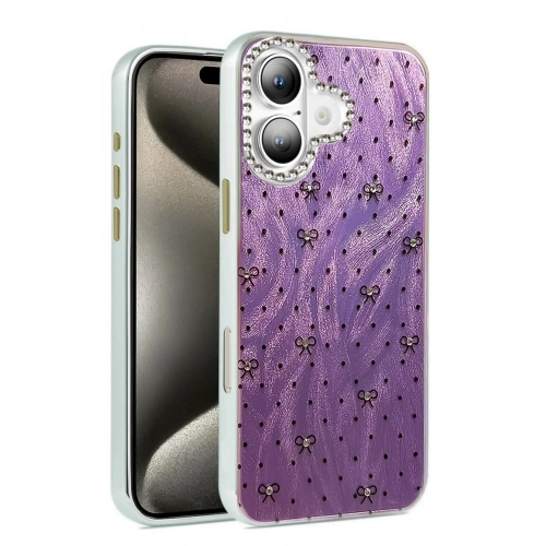 Durukar®  iPhone 16 Plus Kılıf Blade Aynalı Desenli Kapak - Desen 2