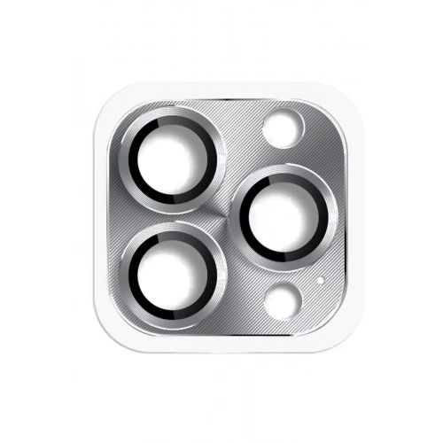 Mey İthalat®  iPhone 16 Pro Max Pers Alüminyum Kamera Lens - Gri