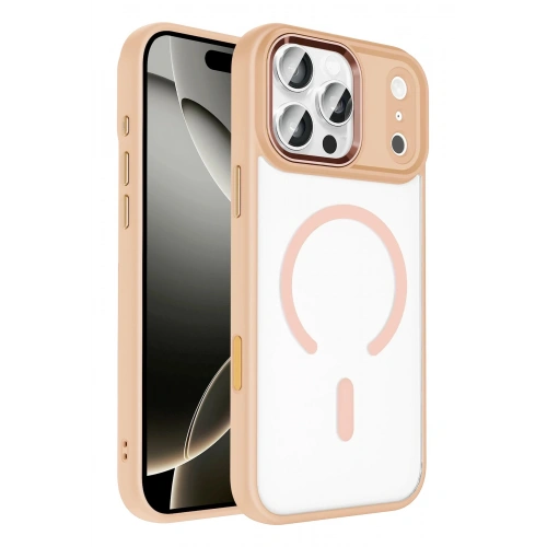 Durukar®   iPhone 17 Pro Max Terea Magsafe Kapak - Pembe