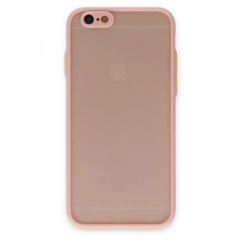 Mey İthalat®  iPhone 6 Kılıf Montreal Silikon Kapak - Pembe