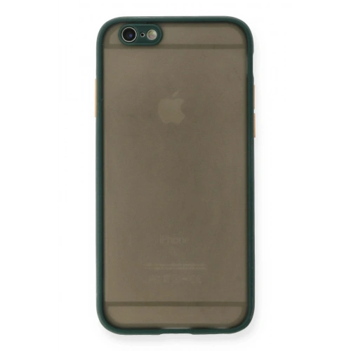 Durukar®  iPhone 6 Kılıf Montreal Silikon Kapak - Yeşil