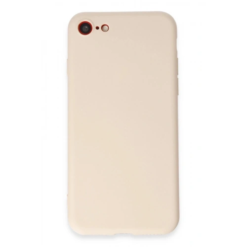 Durukar®  iPhone 7 Kılıf First Silikon - Krem