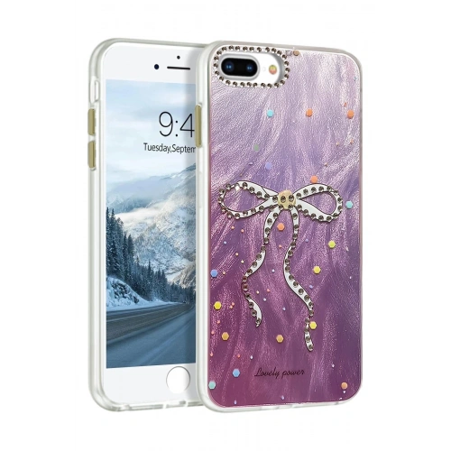 Durukar®  iPhone 7 Plus Kılıf Blade Aynalı Desenli Kapak - Desen 1