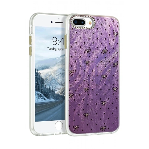 Durukar®  iPhone 7 Plus Kılıf Blade Aynalı Desenli Kapak - Desen 2