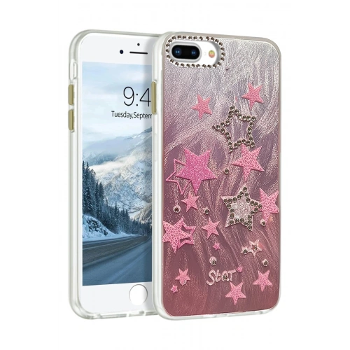 Durukar®  iPhone 7 Plus Kılıf Blade Aynalı Desenli Kapak - Desen 7