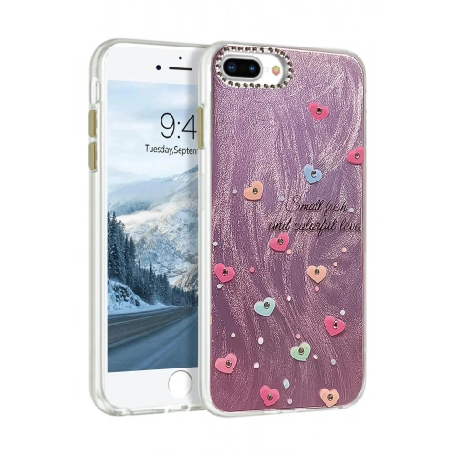 Durukar®  iPhone 7 Plus Kılıf Blade Aynalı Desenli Kapak - Desen 8
