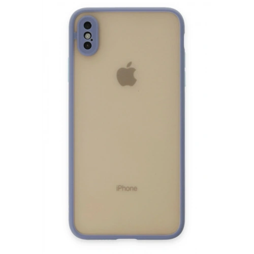 Durukar®  iPhone X Kılıf Montreal Silikon Kapak - Gri