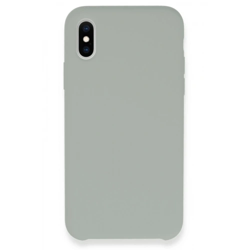 Durukar®  iPhone XS Max Kılıf Lansman Legant Silikon - Açık Gri