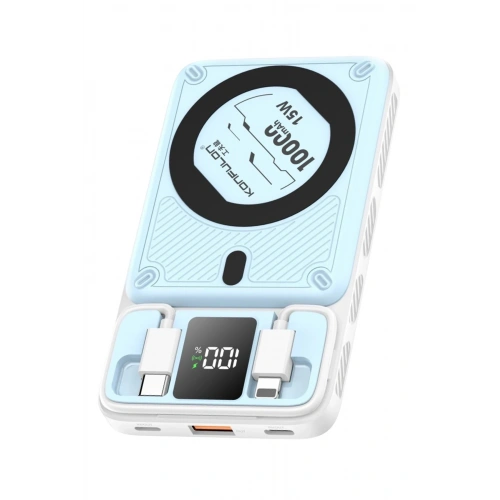 Mey İthalat®  M25W 10.000 mAh 20W PD Magsafe Powerbank - Mavi