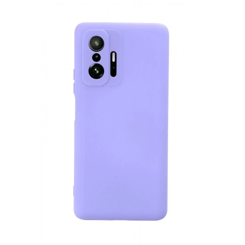 Durukar®   Mi 11T Pro Kılıf Nano içi Kadife Silikon - Lila