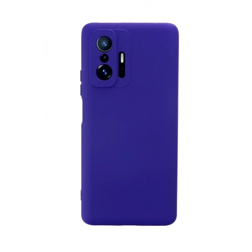Durukar®   Mi 11T Pro Kılıf Nano içi Kadife Silikon - Mor
