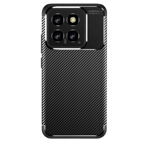 Durukar®   Mi 14T Kılıf Auto Focus Karbon Kapak - Siyah
