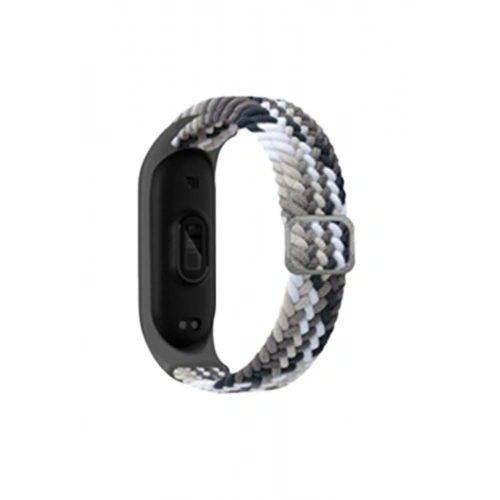 Durukar®   Mi Band 6 Star Kordon - Gri-Siyah